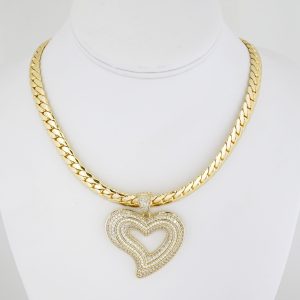 14k Gold Plated Steel Choker – NK014