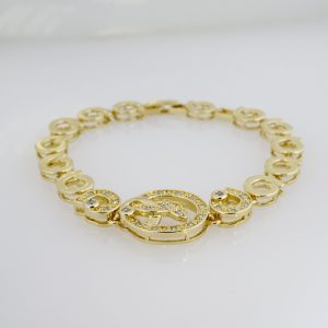 14k Gold Plated Steel Bracelet – BR040