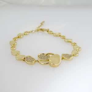 14k Gold Plated Steel Bracelet – BR038