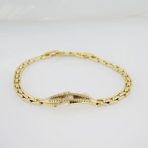 14k Gold Plated Steel Bracelet – BR024