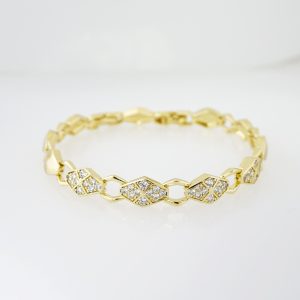 14k Gold Plated Steel Bracelet – BR060