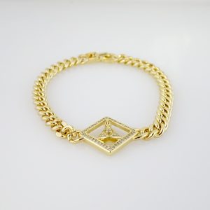14k Gold Plated Steel Bracelet – BR052