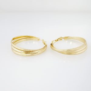 14k Gold Plated Steel Earring – EA069