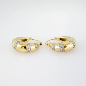 14k Gold Plated Steel Earring – EA060