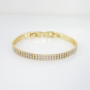 14k Gold Plated Steel Bracelet – BR047