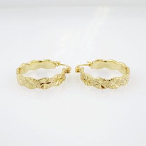 14k Gold Plated Steel Earring – EA071