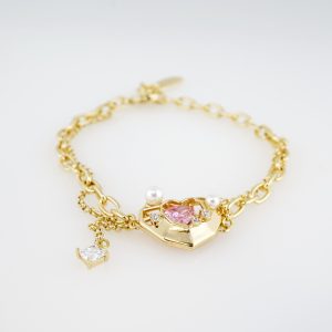 14K Gold Plated Stainless Steel Bracelet BR013