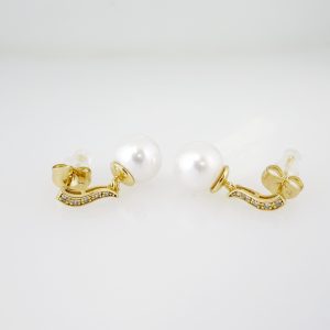 14k Gold Plated Steel Earring – EA095