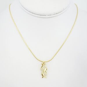 14k Gold Plated Steel Chain – SET047