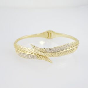 14k Gold Plated Steel Bracelet – BA028