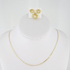 14k Gold Plated Steel Chain – SET027