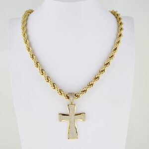 Men's 14k Gold Plated Steel Chain – MCH059