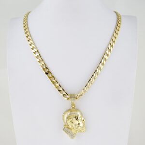 Men's 14k Gold Plated Steel Chain – MCH071