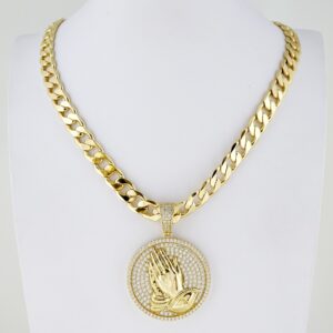 Men's 14k Gold Plated Steel Chain – MCH070