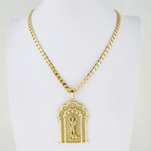 Men's 14k Gold Plated Steel Chain – MCH068