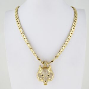 Men's 14k Gold Plated Steel Chain – MCH057