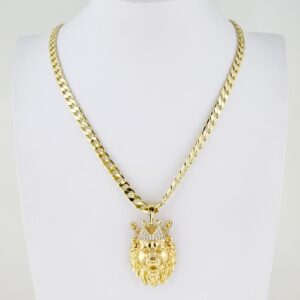 Men's 14k Gold Plated Steel Chain – MCH063