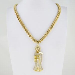 Men's 14k Gold Plated Steel Chain – MCH065