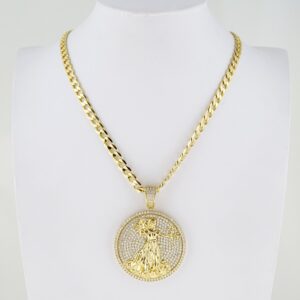 Men's 14k Gold Plated Steel Chain – MCH066