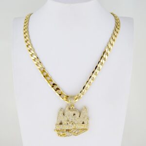 Men's 14k Gold Plated Steel Chain – MCH053