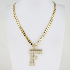 Men's 14k Gold Plated Steel Chain – MCH051