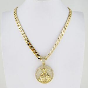 Men's 14k Gold Plated Steel Chain – MCH050