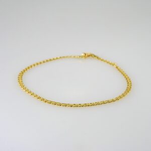A3005 Anklets – Tobilleras – 14K Real Color – 3mm