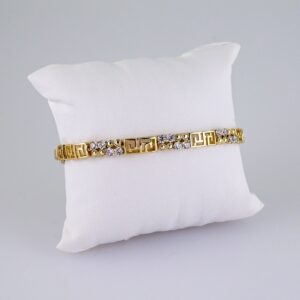 Women Bracelets/ Pulseras Dama/  Zircon Stone/  14K Real Color// B1074