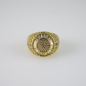 R855 RING – ANILLO – Zircon Stone – 14K Real Color