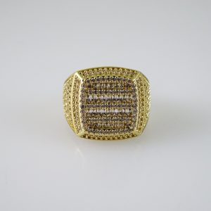 R858 RING – ANILLO – Zircon Stone – 14K Real Color