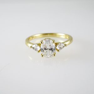 R832 RING – ANILLO – Zircon Stone – 14K Real Color