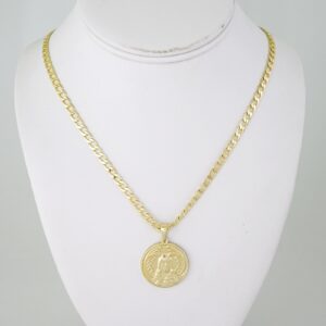 SET1835 Cadenas & Colgantes  Chain  Pendants  Plain  14K Real Color  4mmX50cm