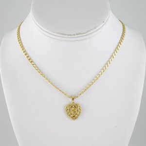 SET1844 Cadenas & Colgantes  Chain  Pendants  Zircon Stone  14K Real Color  3mmX45cm