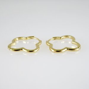 E2732 Earrings  Aretes  Zircon Stone  14K Real Color