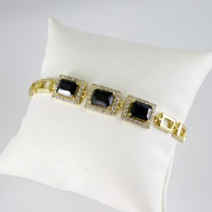 B1797 Bracelet – Pulseras – Zircon Stone – 14K Real Color