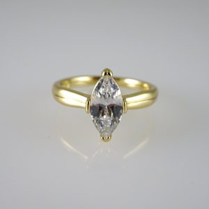 R866 RING – ANILLO – Zircon Stone – 14K Real Color