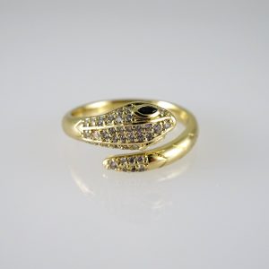 R867 RING – ANILLO – Zircon Stone – 14K Real Color