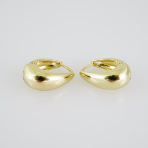 E1932 Earrings  Aretes  Plain  14k Real Color