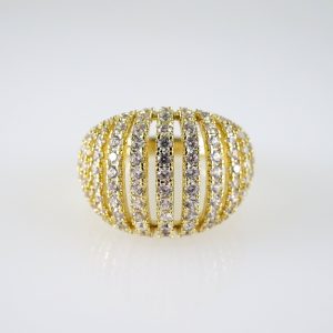 R870 RING – ANILLO – Zircon Stone – 14K Real Color