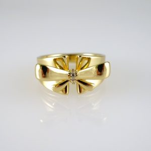 R875 RING – ANILLO – Zircon Stone – 14K Real Color