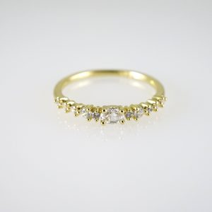 R877 RING – ANILLO – Zircon Stone – 14K Real Color