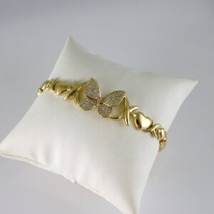 B1808 Bracelet – Pulseras – Zircon Stone – 14K Real Color