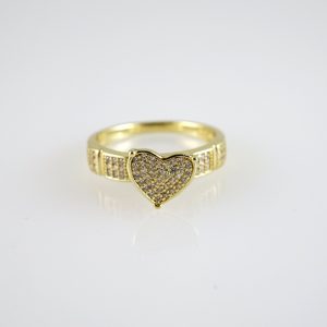R883 RING – ANILLO – Zircon Stone – 14K Real Color