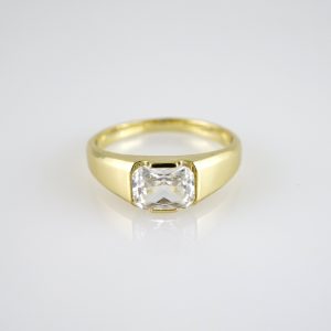 R886 RING – ANILLO – Zircon Stone – 14K Real Color