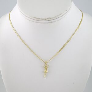 SET1848 Cadenas & Colgantes  Chain  Pendants  Zircon Stone  14K Real Color