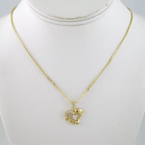 SET1850 Cadenas & Colgantes  Chain  Pendants  Zircon Stone  14K Real Color