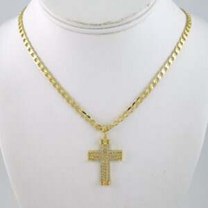 SET1851 Cadenas & Colgantes  Chain  Pendants  Zircon Stone  14K Real Color