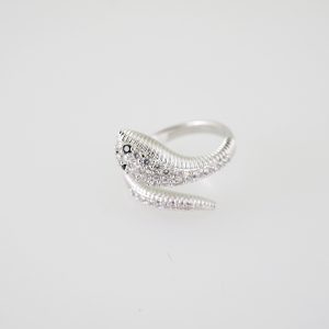 R680 RING – ANILLO – Zircon Stone –  Silver Color – Ajustable