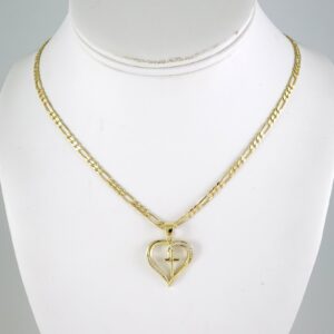 SET1854 Cadenas & Colgantes  Chain  Pendants  Zircon Stone  14K Real Color 3mmX60cm
