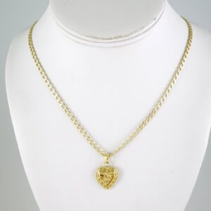 SET1855 Cadenas & Colgantes  Chain  Pendants  Zircon Stone  14K Real Color 3mmX45Cm